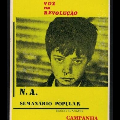 Autocolante - N. A. Semanário Popular - Notícias da Amadora: Uma Voz na Revolução - Campanha de Solidariedade