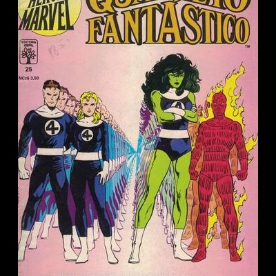 Grandes Heróis Marvel - N.º 25 - Quarteto Fantástico