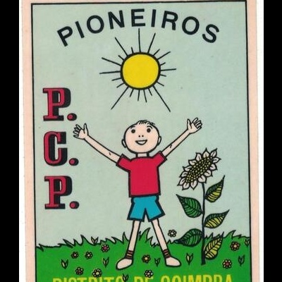 Autocolante - P.C.P. Pioneiros - Distrito de Coimbra