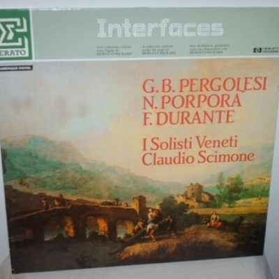 I Solisti Veneti / Claudio Scimone | G.B. Pergolesi, N. Porpora e F. Durante [LP]
