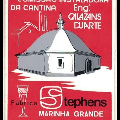 Autocolante - Fábrica Stephens - Marinha Grande - Comissão Instaladora da Cantina Eng.º Calazans Duarte - 27-2-1976