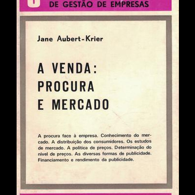 A Venda: Procura e Mercado | de Jane Aubert-Krier