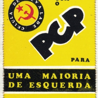 Autocolante - Célula de Alvalade com o PCP para uma Maioria de Esquerda