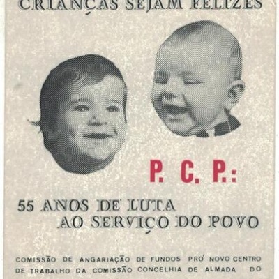 Autocolante - Para Que Todas as Crianças Sejam Felizes - P.C.P.: 55 Anos de Luta ao Serviço do Povo