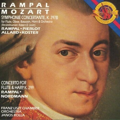 Mozart / Rampal / Pierlot / Allard / Koster / Nordmann / Franz Liszt Chamber Orchestra / János Rolla | Symphonie Concertante K.297B / Concerto for Flute & Harp, K.299 [CD]