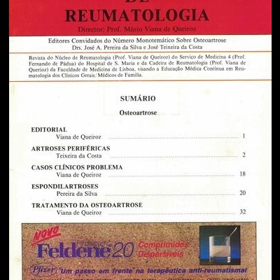 Cadernos de Reumatologia - Vol. 1 - N.º 1 - Janeiro/Março 1990