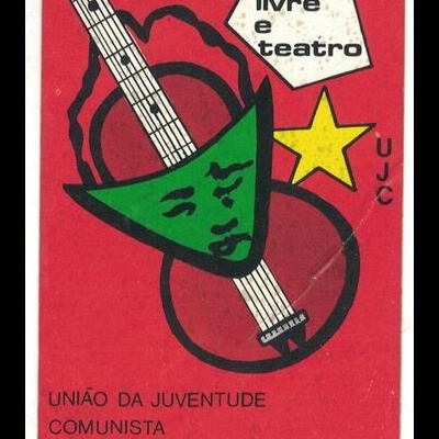 Autocolante - Canto Livre e Teatro - União da Juventude Comunista C. T. de Moscavide