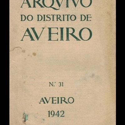 Arquivo do Distrito de Aveiro - Volume VIII - N.º 31 - Setembro 1942