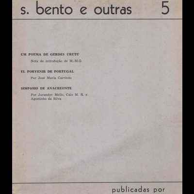 As Folhas Soltas de S. Bento - N.º 5 - Outubro de 1965