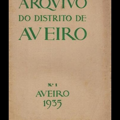 Arquivo do Distrito de Aveiro - N.º 1 - 1935