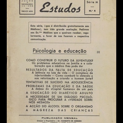 Estudos - Série M - N.º 14 - Dezembro de 1965