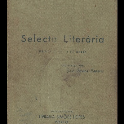 Selecta Literária - Parte II (4.º, 5.º Anos) | de José Pereira Tavares