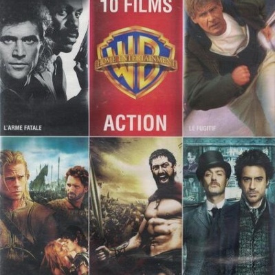 L'Arme Fatale / Le Fugitif / Troie / 300 / Sherlok Holmes [5 Blu-Ray]