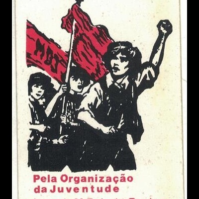 Autocolante - Pela Organização da Juventude - Base do M.D.J. de Queluz