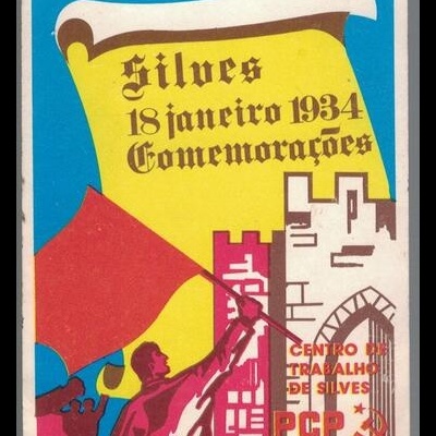 Autocolante - Silves 18 Janeiro 1934 Comemorações - Centro de Trabalho de Silves PCP
