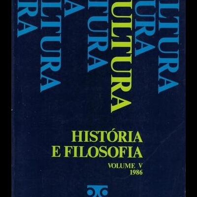 Cultura - História e Filosofia - Volume V 1986