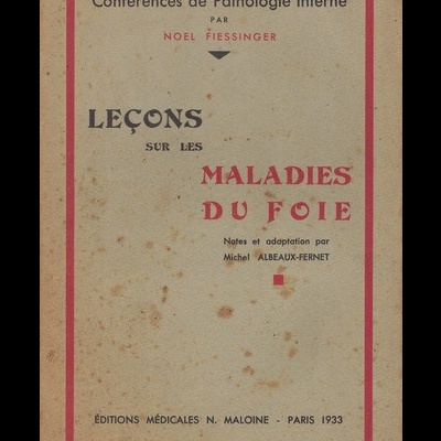 Leçons Sur Les Maladies du Foie | de Noel Fiessinger