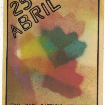 Autocolante - 25 Abril - Esc. Sec. Patrício Prazeres