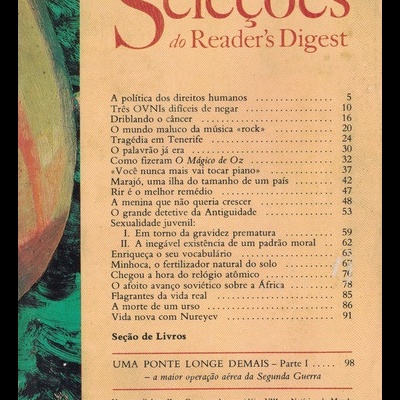 Seleções do Reader's Digest - Tomo XIV - N.º 81 - Janeiro de 1978