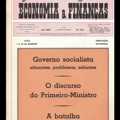 Jornal Português de Economia e Finanças - Ano XXIV - N.º 364 - 1 a 15 de Agosto de 1976