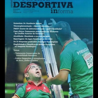 Revista de Medicina Desportiva informa - Ano 7 - N.º 5 - Novembro 2016