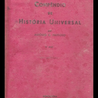 Compêndio de História Universal - 5.º Ano | de António G. Mattoso