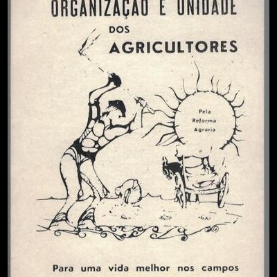 Autocolante - Organização e Unidade dos Agricultores - Pela Reforma Agrária