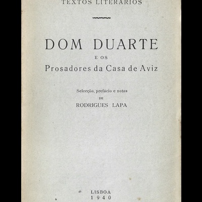 Dom Duarte e os Prosadores da Casa de Aviz