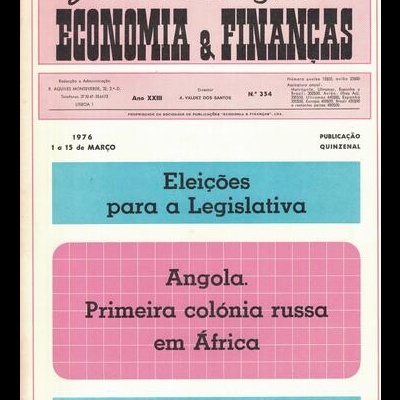 Jornal Português de Economia e Finanças - Ano XXIII - N.º 354 - 1 a 15 de Março de 1976