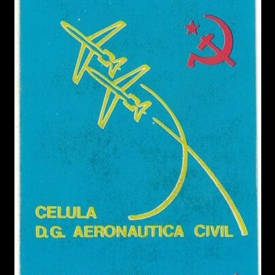 Autocolante - Célula D. G. Aeronáutica Civil Partido Comunista Português