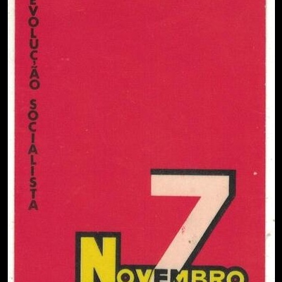 Autocolante - Partido Comunista Português - Revolução Socialista 7 de Novembro