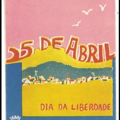 Autocolante - 25 de Abril - Dia da Liberdade - Câmara Municipal da Amadora 1982