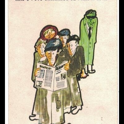 Autocolante - Mas o Povo Organiza-se para a Luta