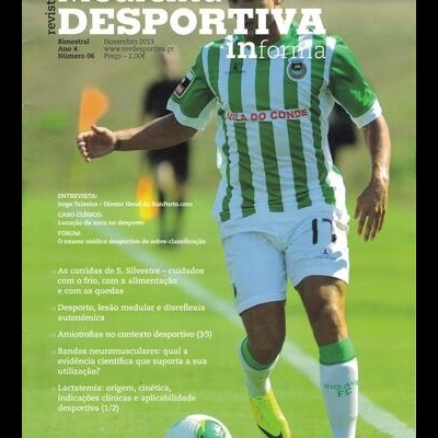 Revista de Medicina Desportiva informa - Ano 4 - N.º 6 - Novembro 2013