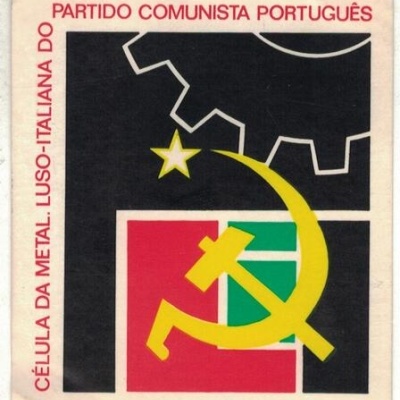 Autocolante - Célula da Metal. Luso-Italiana do Partido Comunista Português