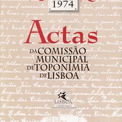 1943-1974 - Actas da Comissão Municipal de Toponímia de Lisboa