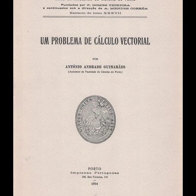 Um Problema de Cálculo Vectorial | de António Andrade Guimarães