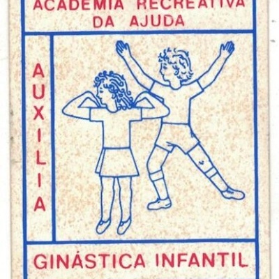 Autocolante - Academia Recreativa da Ajuda Auxilia Ginástica Infantil