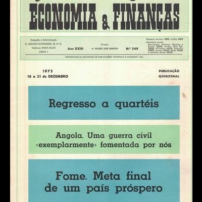 Jornal Português de Economia e Finanças - Ano XXIII - N.º 349 - 16 a 31 de Setembro de 1975