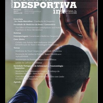 Revista de Medicina Desportiva informa - Ano 9 - N.º 2 - Março 2018