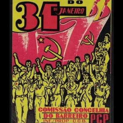 Autocolante - Comissão Concelhia do Barreiro INF./PROP. - C.C.B. PCP - Comemorações do 31 de Janeiro