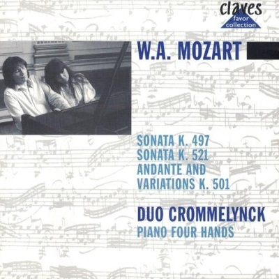 W. A. Mozart / Duo Crommelynck | Works For Piano 4 Hands [CD]