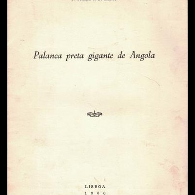 Palanca Preta Gigante de Angola | de F. Fraude e D. Sieiro