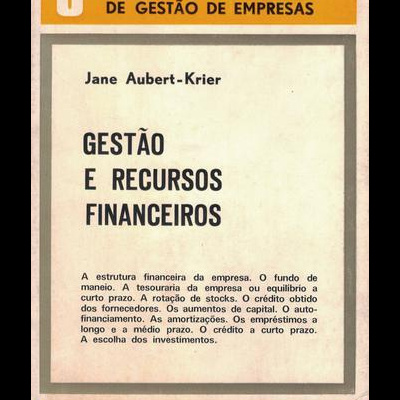 Gestão e Recursos Financeiros | de Jane Aubert-Krier