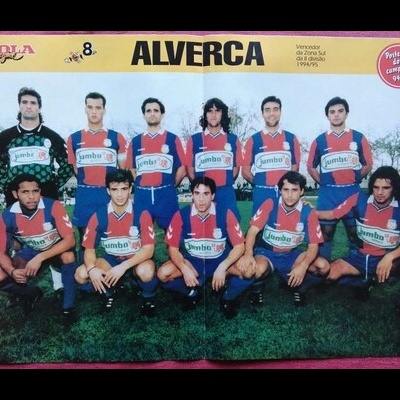 Poster: Alverca - Vencedor da Zona Sul da II divisão 1994/95 / Renato - Alverca