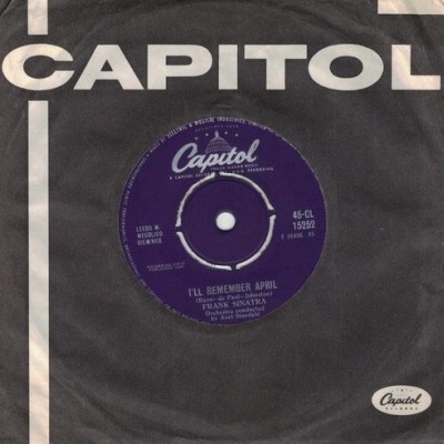 Frank Sinatra | Five Minutes More / I'll Remember April [Single]