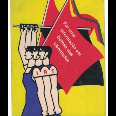 Autocolante - Por Uma Informação em Defesa das Liberdades - Trabalhadores Progressistas Despedidos e Suspensos da Imprensa, Rádio e Televisão