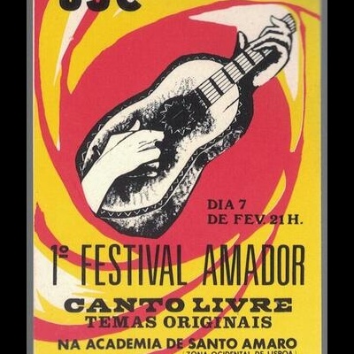 Autocolante - UJC- União da Juventude Comunista - 1º Festival Amador