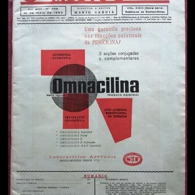 O Médico - XIII Ano - N.º 558 - Vol. XXIII (Nova Série) - 10 de Maio de 1962