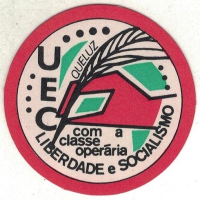 Autocolante - UEC - Com a Classe Operária Liberdade e Socialismo